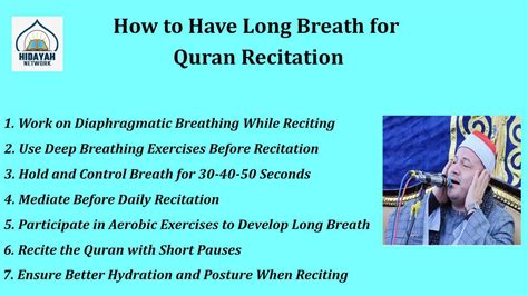 How To Have Long Breath For Quran Recitation? | Read 7 Tips