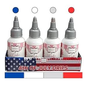 Confect Edible Patriotic Drips | Drips For Celebrations | Drips For ...