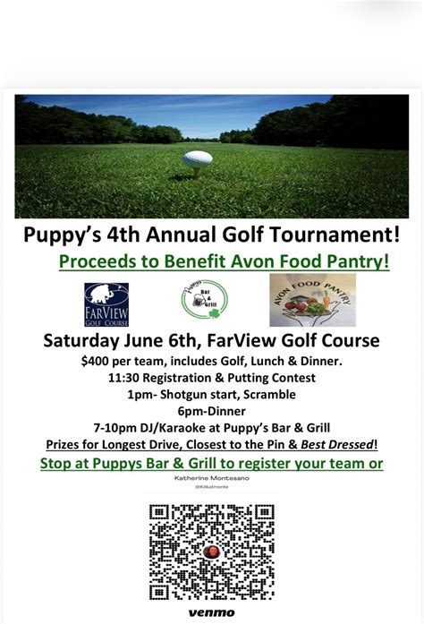 PUPPYS Bar & Grill 4th Annual Golf Tournament , 58 West Main Street ...