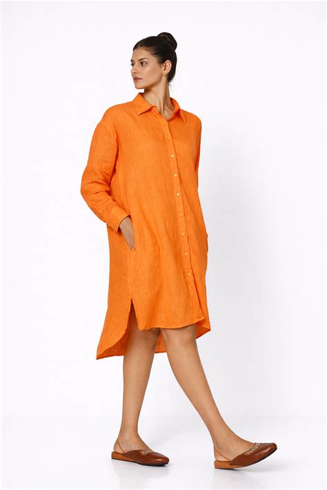 Angarika Women’s Linen Shirt Dress | Linen Outfit for Women | LININ