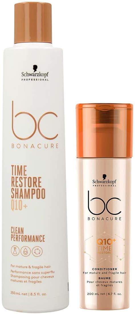 Schwarzkopf Professional Bonacure Time Restore Q10 Conditioner and Q10 ...
