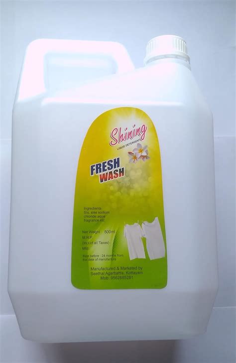 Shining Liquid Detergent Fresh Wash 500ml : Amazon.in: Health ...