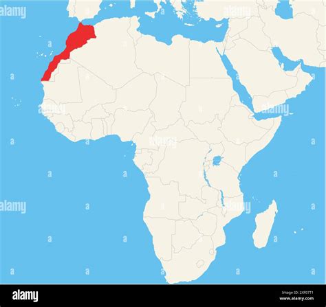 Africa Map Morocco