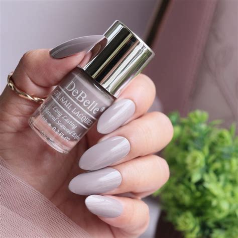 DeBelle Gel Nail Lacquer Natalie Rhapsody (Dark Taupe Nail Polish), 6 ...