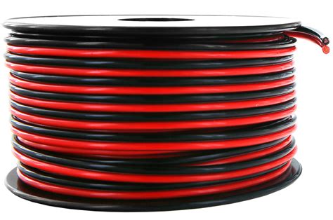 GS Power 18 AWG (American Wire Gauge) 100 FT Red & 100 FT Black Bonded ...