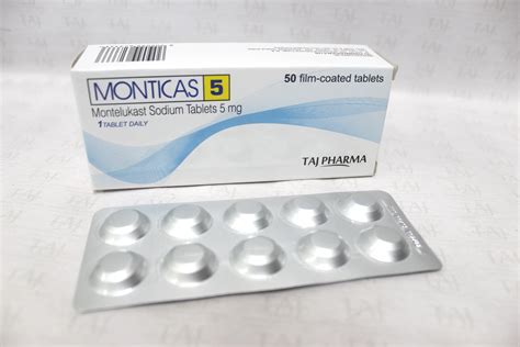 Montelukast Sodium Tablet 5mg Taj Pharma - Taj Generics Pharmaceuticals | Taj Pharma