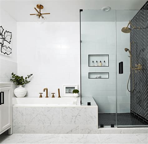 30 Gorgeous Bathroom Shower Ideas We're Swooning Over