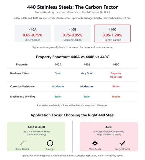 440 Stainless Steel Vs 440C: What's The Difference? | Artizono