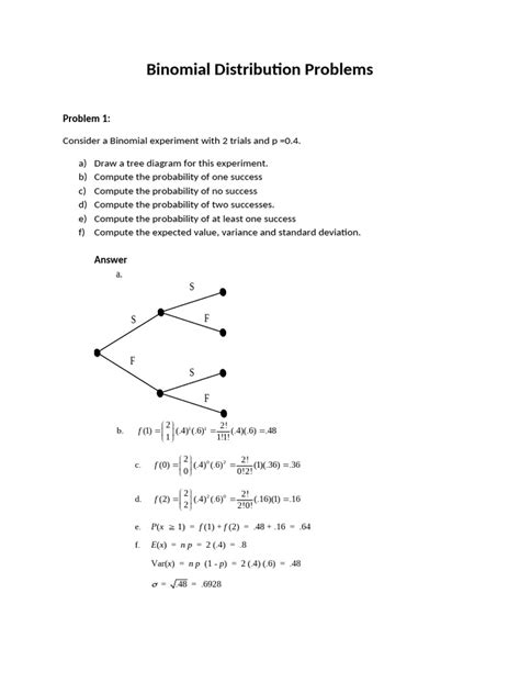 Image result for Binomial Distribution Problems and Answers
