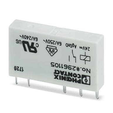 PHOENIX CONTACT Slim Relay REL-MR-24DC/21 Single Relay