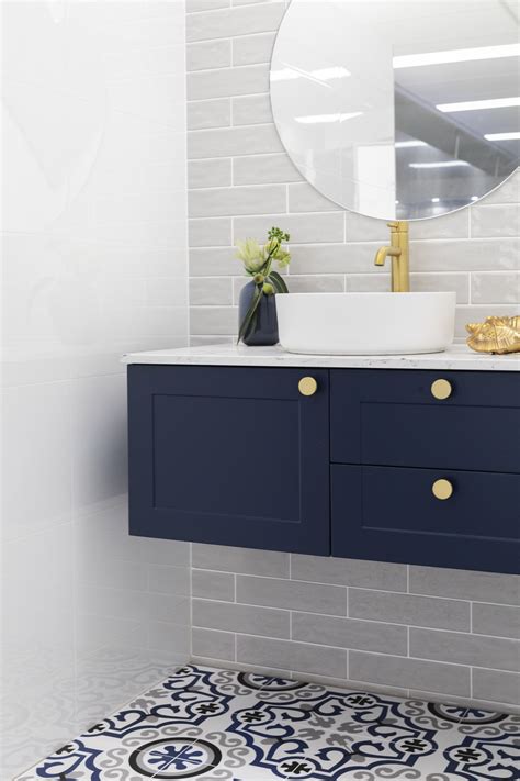 20+ Navy Blue Bathroom Tiles