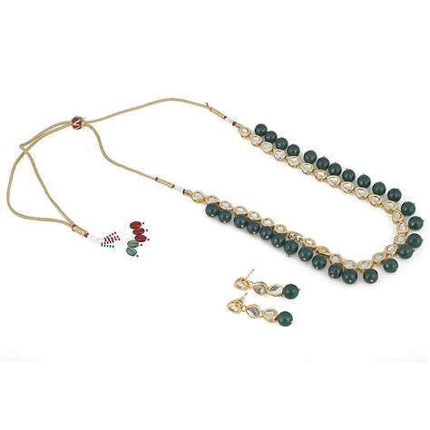 Shining Diva Fashion Kundan Wedding Traditional Necklace Jewellery Set ...