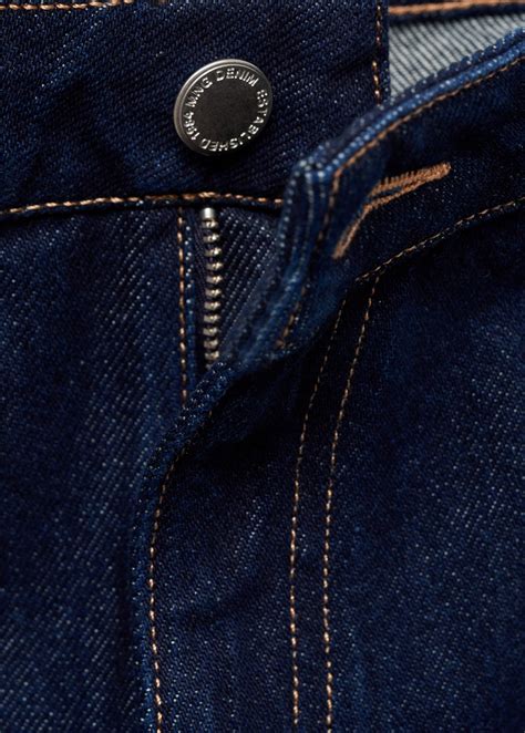 High-rise wideleg jeans rinse wash - Women | MANGO Belize