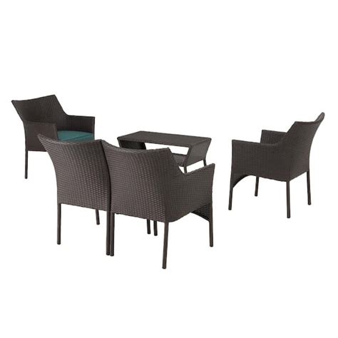 Buy Terrace View 4-Piece Wicker Patio Conversation Seating Set with ...