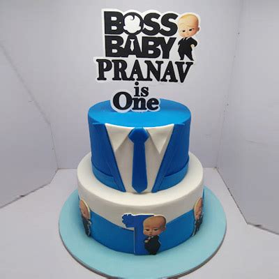 Heroic Boss Baby Theme Cake - Delivery Chennai, Order Heroic Boss Baby ...