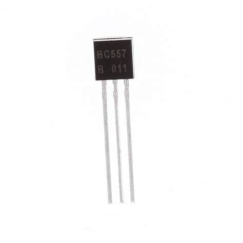 HUABAN BC557B BC557 PNP Transistor TO-92 50V 100MA 625mW Pack of 20 ...