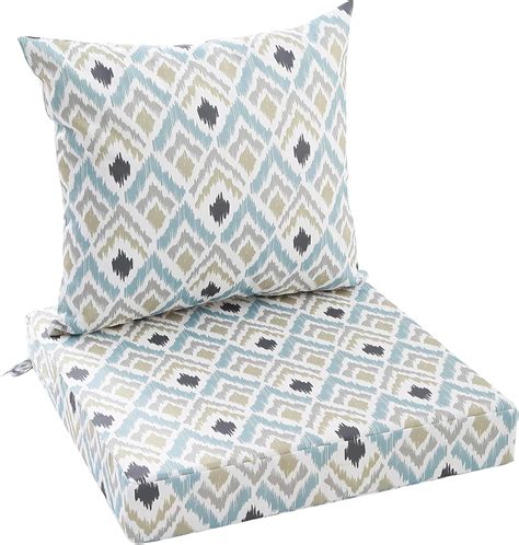 Amazon.com: idee-home Outdoor Cushions for Patio Furniture, Outdoor ...