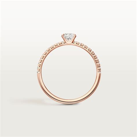 Etincelle de Cartier solitaire, brilliant-cut diamond, paved