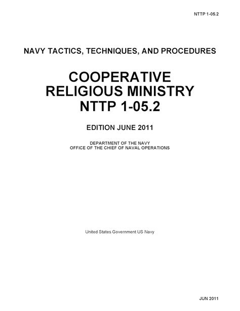 Navy Tactics, Techniques, And Procedures NTTP 1-05.2 Cooperative ...