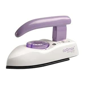 Buy OZOMAX Sleek Portable Travel Iron, Compact, Dual Voltage 100-240V ...