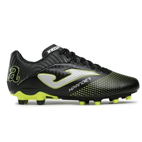 Joma Xpander Firm Ground 2301 Football Shoe (Black/Lemon Fluor ...