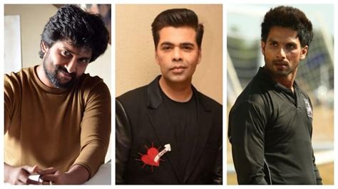 Karan Johar to rope in Shahid Kapoor for Hindi remake of Nani's Jersey ...