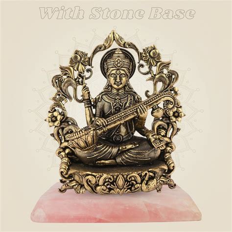 Buy Saraswati Maa Brass Murti – LuxeArtisanship