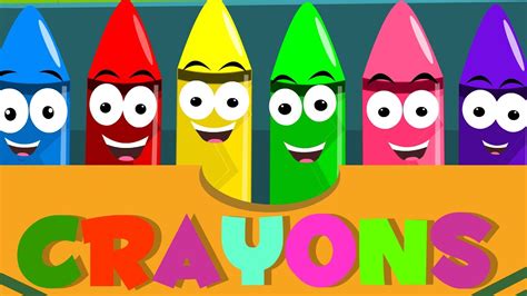 crayons color song | learn colors | nursery rhymes for kids