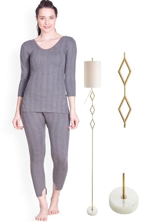 Buy REVEXO Ladies Thermal Inner wear Set for Winter Sleeves Top and ...
