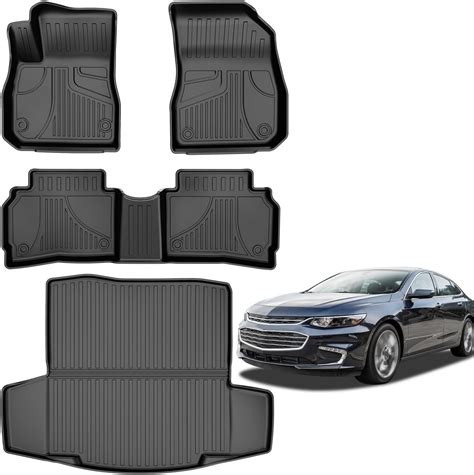AOMSAZTO Floor Mats&Cargo Mat Compatible with 2016-2024 2025 Malibu丨TPE ...