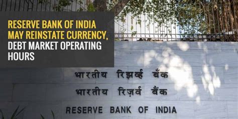 RBI may Reinstate Currency, Debt Market Operating Hours | Angel One