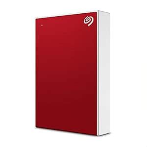 Seagate One Touch 4TB External HDD with Password Protection – Red, for ...