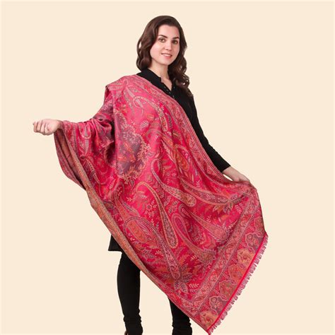Women Jamawar Weave Stole - Signet Scarves