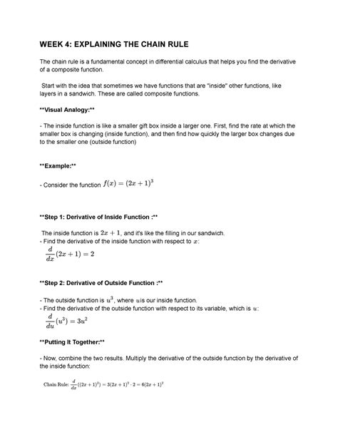Image result for Calculus Chain Rule Examples