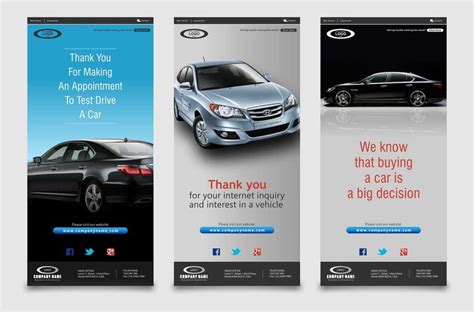 Design an Advertisement for Automotive Dealership emails to prospective ...