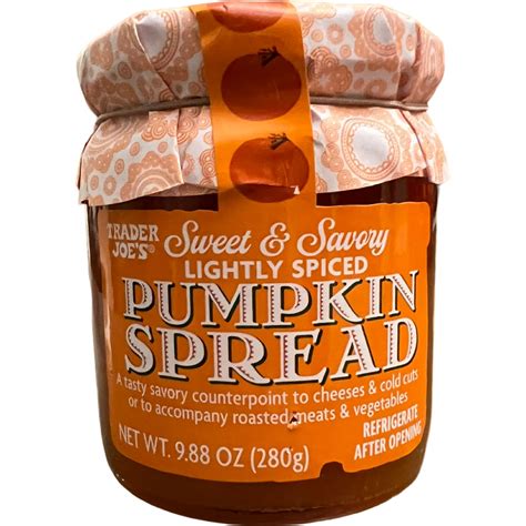 Amazon.com: Trader Joe's Sweet & Savory Lightly Spiced Pumpkin Spread ...
