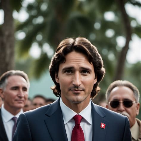 Trudeau and Castro Standing Together | Stable Diffusion Online