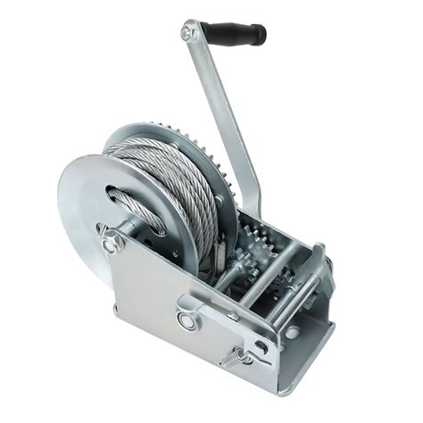 Blackhorse Racing 3500 Lbs Hand Winch With 33ft Cable Hardened ...