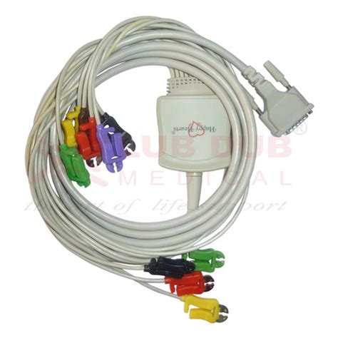 10 Lead ECG Cables|10 Lead ECG Machine Cables-LubDub Bazaar – LubdubBazaar