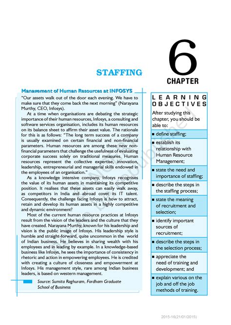 Staffing Module 4 - Study notes - STAFFINGSTAFFING CHAPTER Management ...