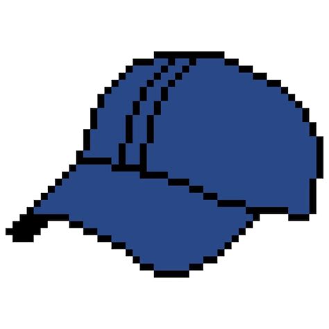 Tappo pixel art isolato su sfondo bianco. | Vettore Premium