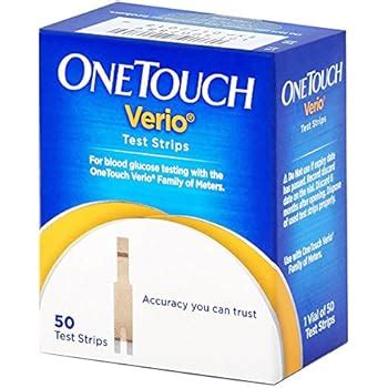 OneTouch Verio Test Strips (50 Count Multicolor): Amazon.in: Health ...