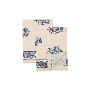 Abeer Small Hand Size 100% Pure Cotton Towel, Block Floral Printed ...
