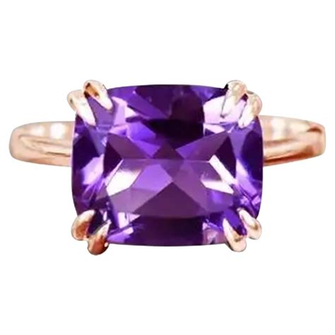 Customizable 10k Gold Cushion 12x10 mm Cushion Gemstone Ring Gemstone ...