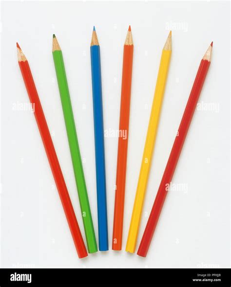 Set of colouring pencils Stock Photo - Alamy