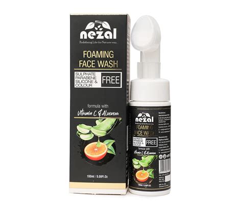 Nezal Foaming Facewash With Vitamin-C & Aloe Vera 150ml : Amazon.in: Beauty