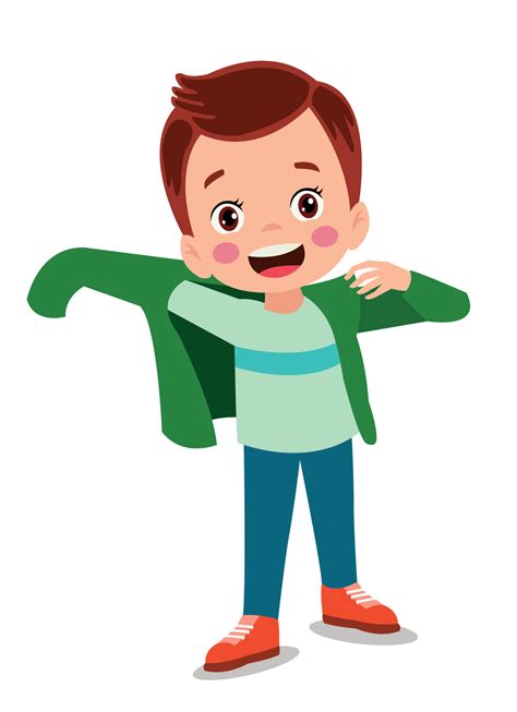 Boy Getting Dressed Clipart at Norma Plouffe blog