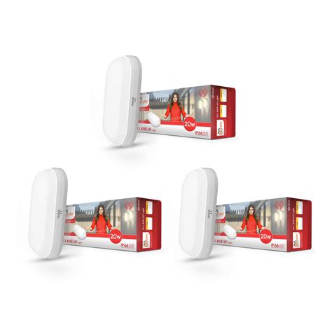 Murphy 20W Wall Lamp LED Oval Shape Outdoor Bulkhead Waterproof IP54 ...