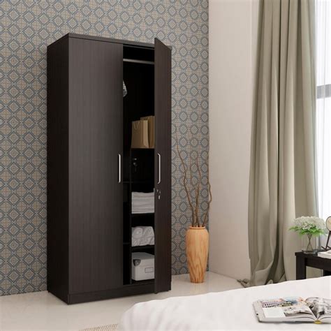 Buy Helios Malta Two Door Wardrobe- 53 x 203 x 90.2 cm - Brown from ...