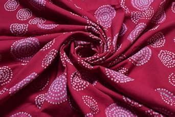 Ethnics of Kutch Women's Wax Batik Cotton Hand Block Print Unstitched ...